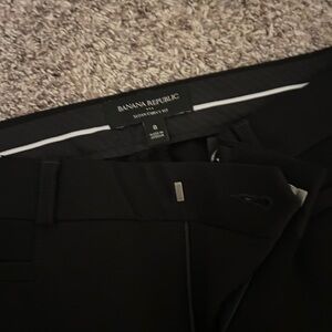 Banana Republic Black Sloan Dress Pants- curvy 8